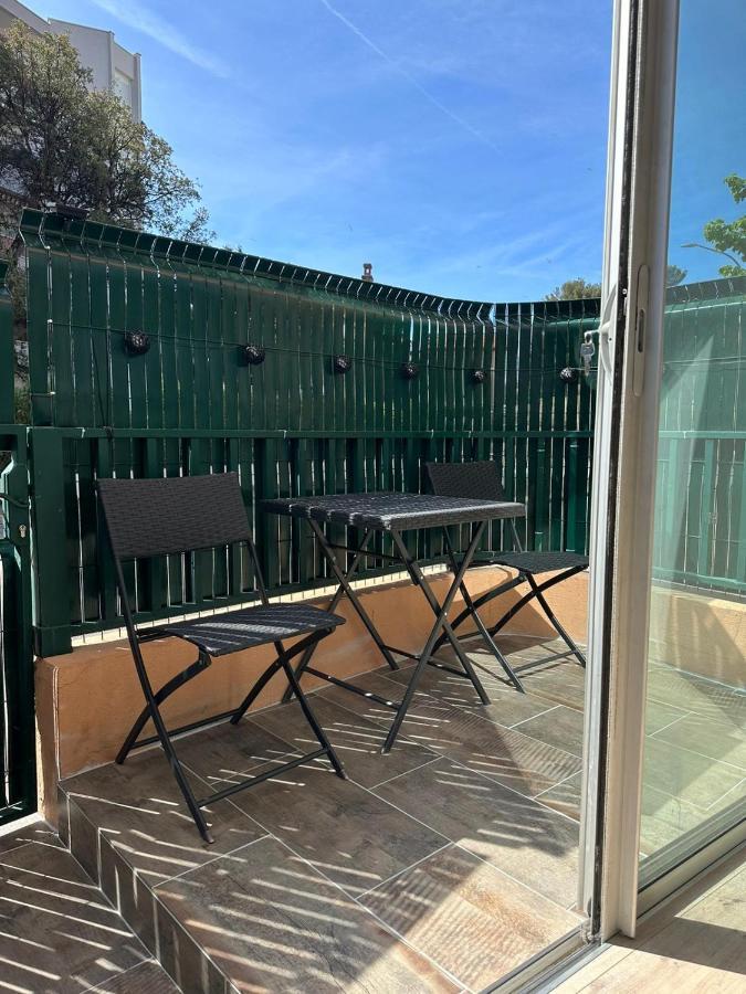 Charmant Studio Neuf 150M Plage Sur Avenue Principale Climatise Et Parking Cavalaire-sur-Mer Exterior foto